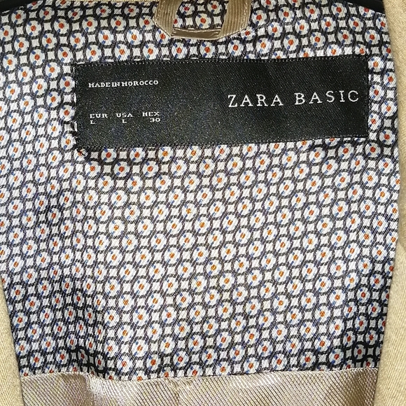 Zara basics beige blazer - Picture 1 of 3